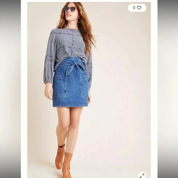 Dolan Stella Embroidered Blouse Small - Picture 3 of 9